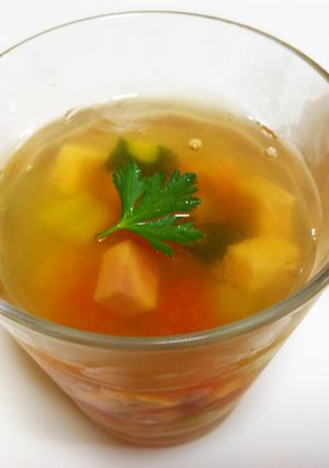 ベーコンと野菜のコンソメゼリー-レシピのメイン写真