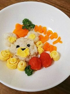 1歳 バースデープレート-レシピのメイン写真