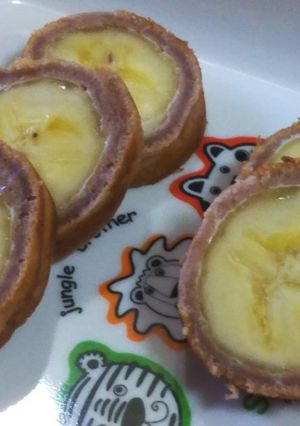 バナナロールケーキ★9ヶ月～手づかみ-レシピのメイン写真