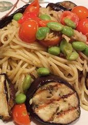 トマトと茄子のパスタ-レシピのメイン写真
