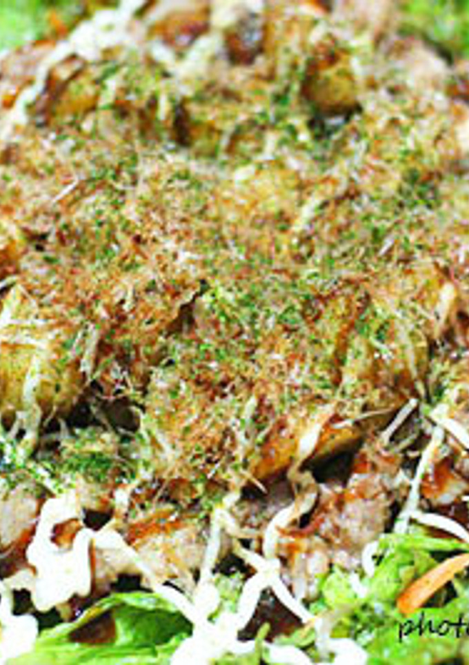 コロッと♪素揚げ新じゃがお好み焼き風-レシピのメイン写真