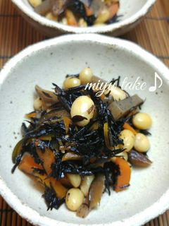 栄養満点♡大豆とひじきの煮物♪-レシピのメイン写真