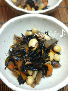 栄養満点♡大豆とひじきの煮物♪-レシピのメイン写真