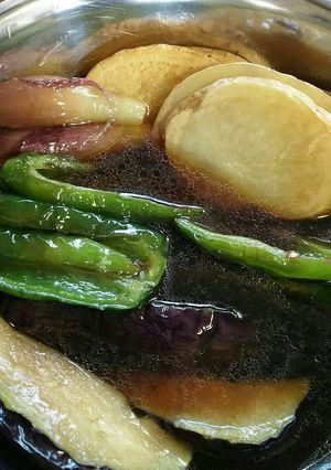 簡単！野菜の揚げ浸し-レシピのメイン写真