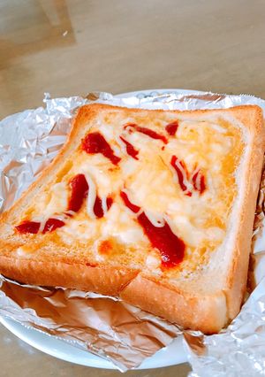 簡単!!なんちゃって卵焼きトースト!!-レシピのメイン写真