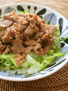 野菜・ご飯の上に♪万能豚肉ケチャップ炒め-レシピのメイン写真