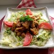 余ったお好み焼き もりもりカレー味♫