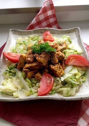 余ったお好み焼き もりもりカレー味♫-レシピのメイン写真