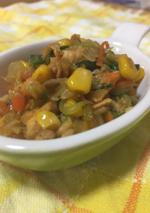 野菜たっぷり！彩りオニオンツナペースト-レシピのメイン写真