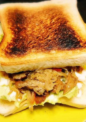 簡単！切り干し大根のホットサンド-レシピのメイン写真