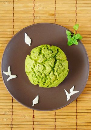 ザクザク抹茶メロンパン-レシピのメイン写真