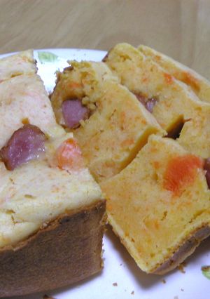 HBで簡単お食事パンケーキ★-レシピのメイン写真