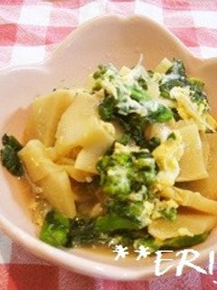 菜の花とたけのこの卵とじ~♪♪-レシピのメイン写真