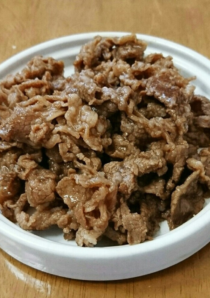 【作り置き＊冷凍保存】牛肉の甘辛煮-レシピのメイン写真