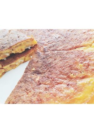 納豆とお餅の卵焼き-レシピのメイン写真