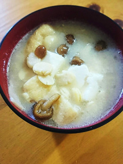 父直伝!押し大豆のなめこ汁!-レシピのメイン写真