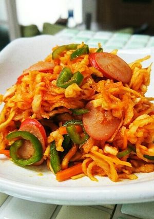 切り干し大根のナポリタン風♪-レシピのメイン写真