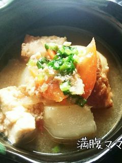 かぶと厚揚げの煮物-レシピのメイン写真