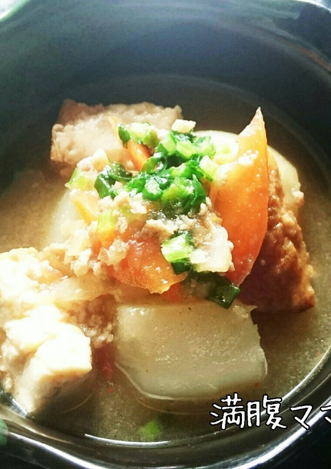 かぶと厚揚げの煮物-レシピのメイン写真