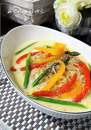 夏ランチ✿冷製塩らーめんコーンポタージュ-レシピのメイン写真