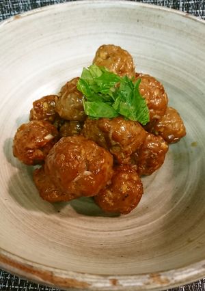 生姜たっぷり～甘辛肉団子-レシピのメイン写真