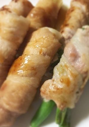 簡単おつまみ☆野菜の肉クルクル巻き-レシピのメイン写真