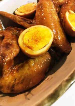 手羽先 さっぱり煮 玉子入り簡単-レシピのメイン写真