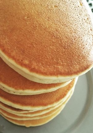 春よ恋♡強力粉のもちふわパンケーキ-レシピのメイン写真