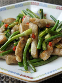 にんにくの芽と豚肉のオイスターソース炒め-レシピのメイン写真