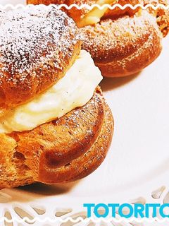 ★失敗なし★レンジで簡単!シュークリーム-レシピのメイン写真