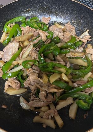 菊芋とピーマンの炒め物-レシピのメイン写真