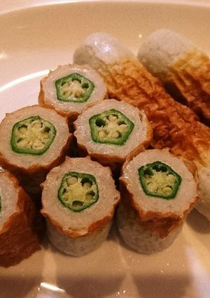 ちくわinオクラ(レンジで)-レシピのメイン写真