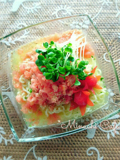 ひんやり❤シャリシャリトマトの塩らーめん-レシピのメイン写真