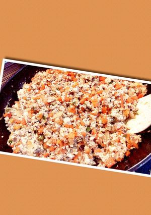 豆腐とひき肉の炒め物-レシピのメイン写真