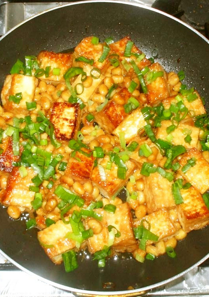 大豆＋厚揚げで簡単炒め煮-レシピのメイン写真