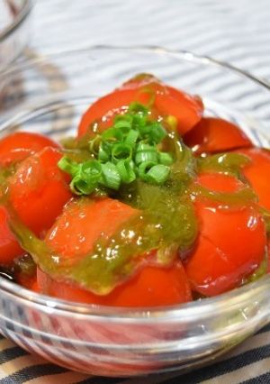 フルーツトマトもずく酢-レシピのメイン写真