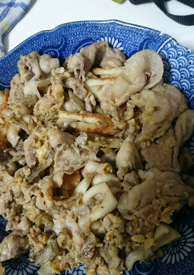 豚肉とちくわの甘味噌炒め-レシピのメイン写真