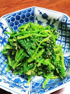 あっという間のほうれん草の胡麻和え-レシピのメイン写真