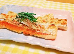 フライパンで簡単さけハラス焼き♥-レシピのメイン写真