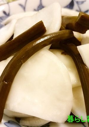 わらびとカブの漬物-レシピのメイン写真