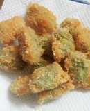 春の定番　おたふく豆＆そら豆のフライ