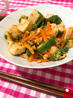 お野菜とお豆腐のちゃんぷるー-レシピのメイン写真