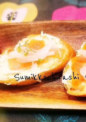 簡単 バケットに燻製サーモン オニオン-レシピのメイン写真