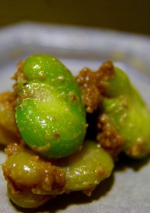 春のお弁当に＊そら豆のくるみ和え-レシピのメイン写真