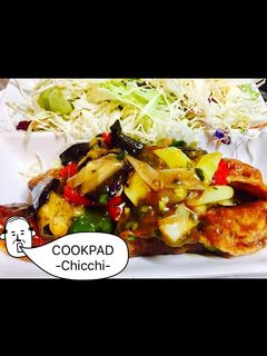 余った野菜と餃子で南蛮風甘酢餡掛け-レシピのメイン写真
