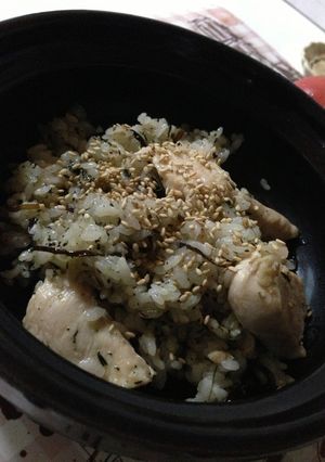 緑茶葉と塩昆布ごはん-レシピのメイン写真