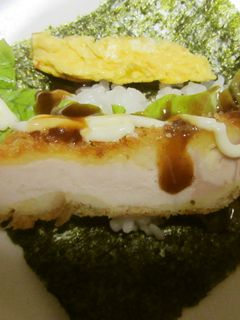 とんかつ玉子サラダ巻き-レシピのメイン写真