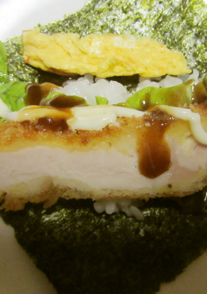 とんかつ玉子サラダ巻き-レシピのメイン写真