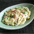 濃厚チーズdeベーコン&アボカドうどん♪
