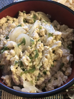 親父特製☆鶏ムネ肉&豆腐そぼろ丼-レシピのメイン写真
